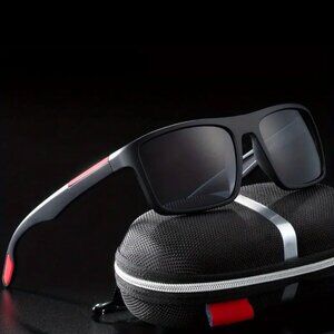 Polarized Sunglasses Men Outdoor Sports Driving Fishing Trendy Shades Square New